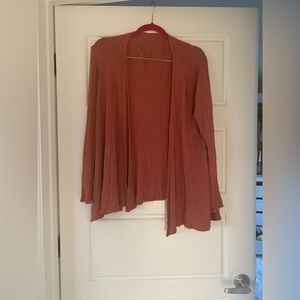 Long Sleeve Rust colored textured Sweater size L